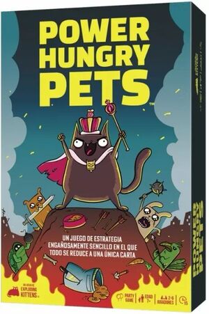 POWER HUNGRY PETS JUEGO DE CARTAS